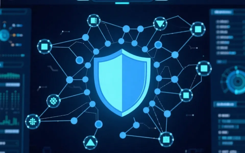 安全验证与网络风险提示的示意图